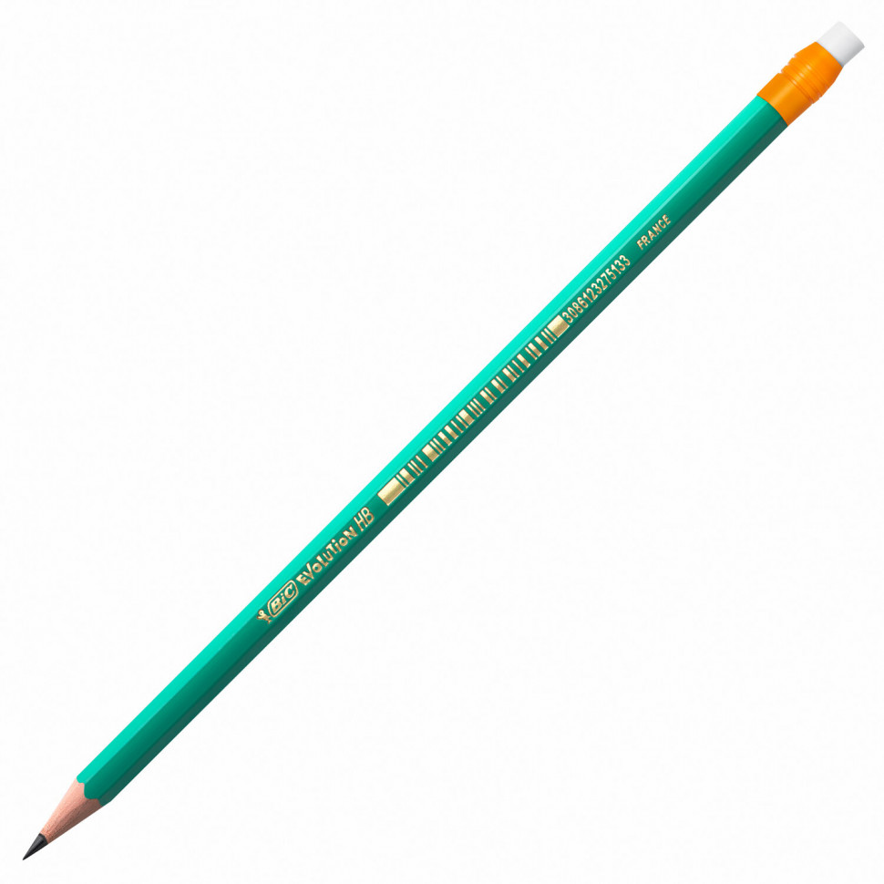 Карандаш BIC Evolution с ластиком, диаметр грифеля 2.3 мм, твердость НВ (ТМ), BIC 880322/8803323