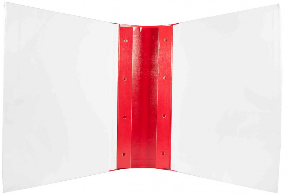 Архивная папка "Дело" (форма 21) А4, корешок 50 мм, бумвинил, с цельнокройным гребешком и четырьмя отверстиями, шнурки, цвет красный
