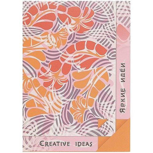 Блокнот Creative Ideas "Saffron", размер 100 х 140 мм, 20 листов, цвет бумаги оранжевый