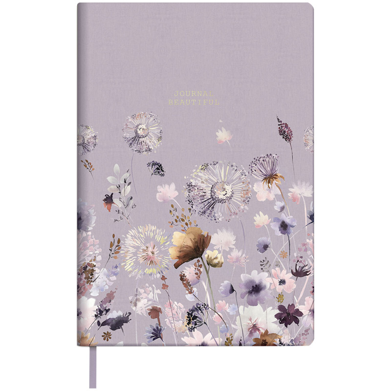 Записная книжка А6 80 листов Greenwich Line "Vision. Summer blossom", кожзам, тонированный блок, золотой срез, ляссе, NA6_30806