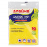 Салфетки универсальные, размер 30 х 38 см, вискоза, плотность 90 г/м2, уп. 3 шт. 