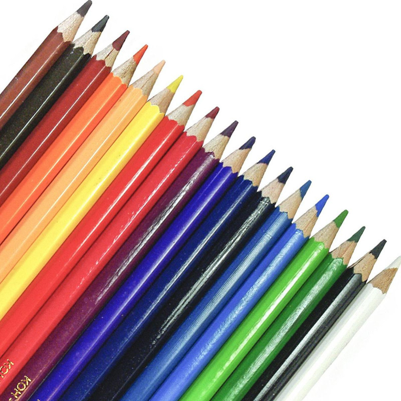 Карандаши цветные Koh-I-Noor BIRDS шестигранные, 18 цветов, 3553018001KSRU 