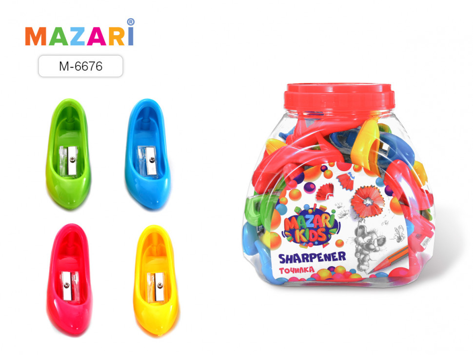 Точилка пластиковая Mazari SHOES, Mazari M-6676