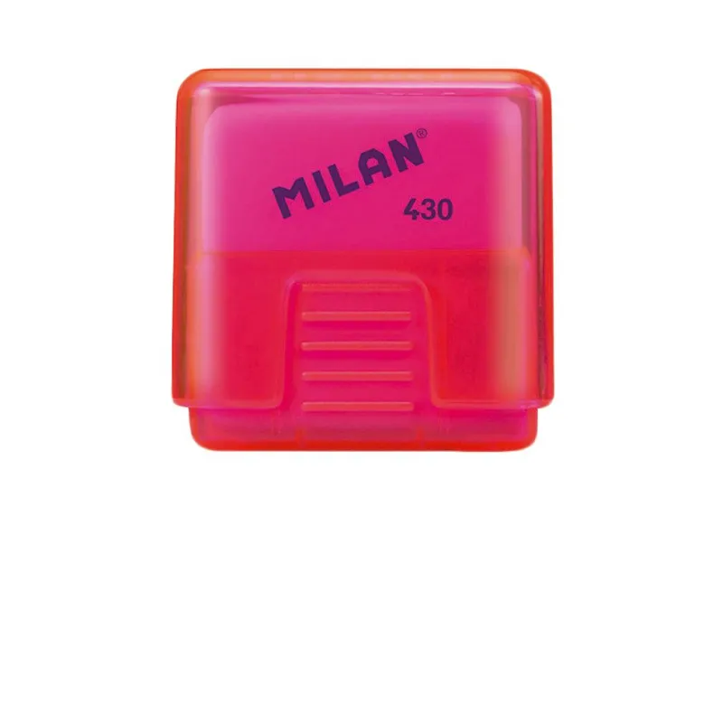 Ластик каучуковый Milan Look в пластиковом чехле, размер 28 х 28 х 13 мм, PMMS430LK