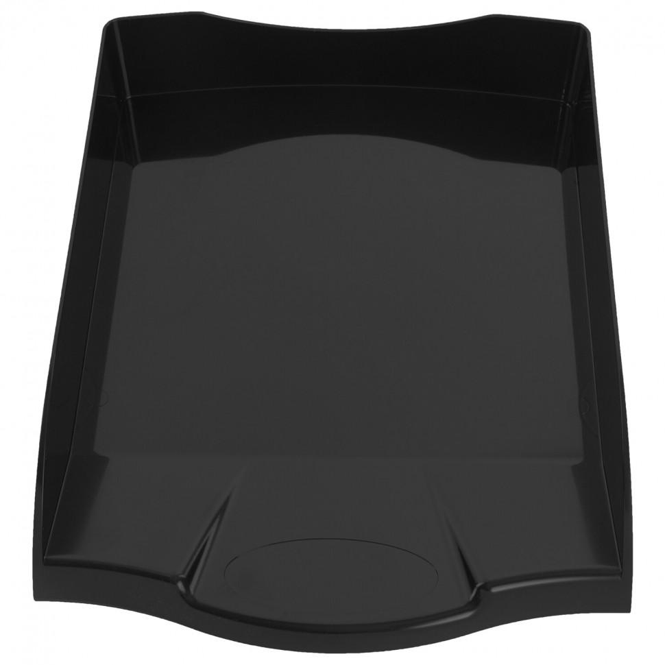 Лоток горизонтальный Mazari LIGHT/Attache Office/Buro Премиум, формат A4 (размер 340 х 250 х 60 мм), полистирол, цвет черный