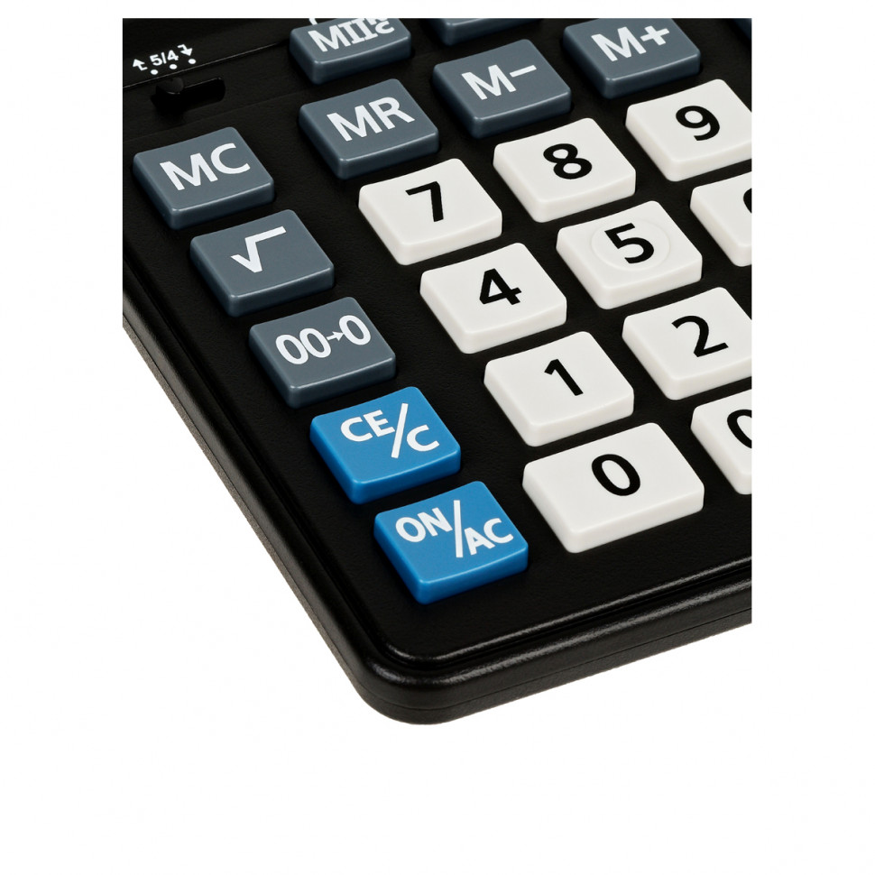 Калькулятор настольный Eleven Business Line CDB1201-BK, 12 разрядов, двойное питание, размер 155 х 205 х 35 мм, черный