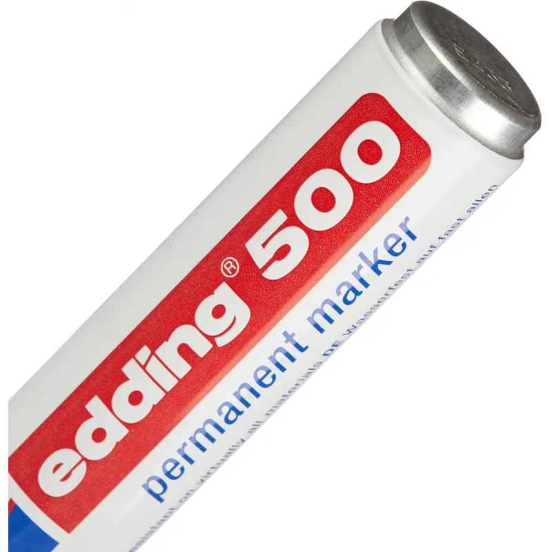 Маркер перманентный EDDING 500/6, скошенный пишущий узел 2 - 7 мм, чернила на спиртовой основе, цвет чернил оранжевый