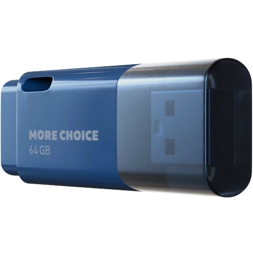 Накопитель USB 64 Гб More Choice MF64, цвет темно-синий