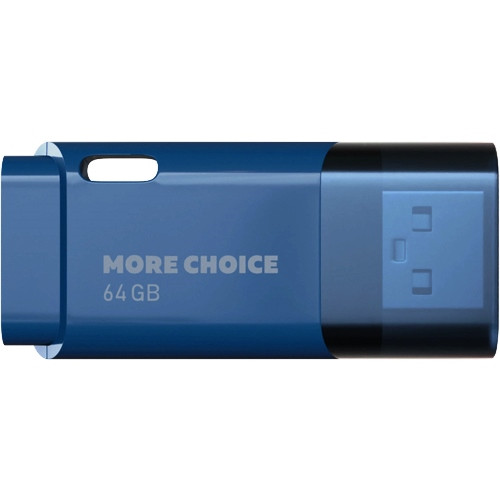Накопитель USB 64 Гб More Choice MF64, цвет темно-синий