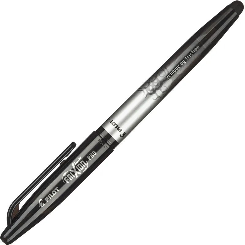 Ручка стираемая гелевая с грипом PILOT Frixion Pro, пишущий узел 0.7 мм, линия письма 0,35 мм, цвет чернил черный, Pilot BL-FRO-7