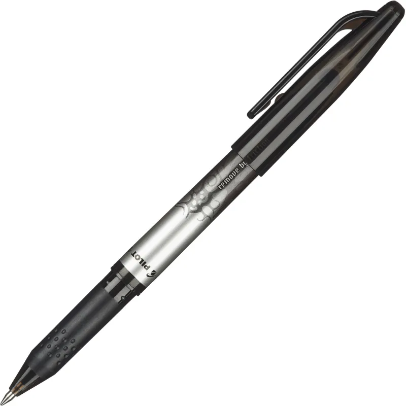 Ручка стираемая гелевая с грипом PILOT Frixion Pro, пишущий узел 0.7 мм, линия письма 0,35 мм, цвет чернил черный, Pilot BL-FRO-7