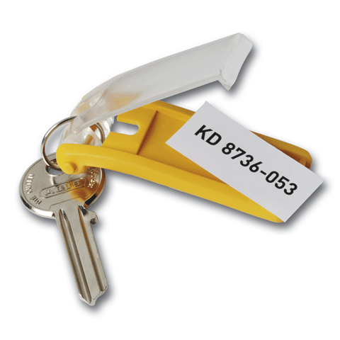 Брелоки для ключей DURABLE с инфоокном Key Clip, набор 6 шт., ассорти, 1957-00