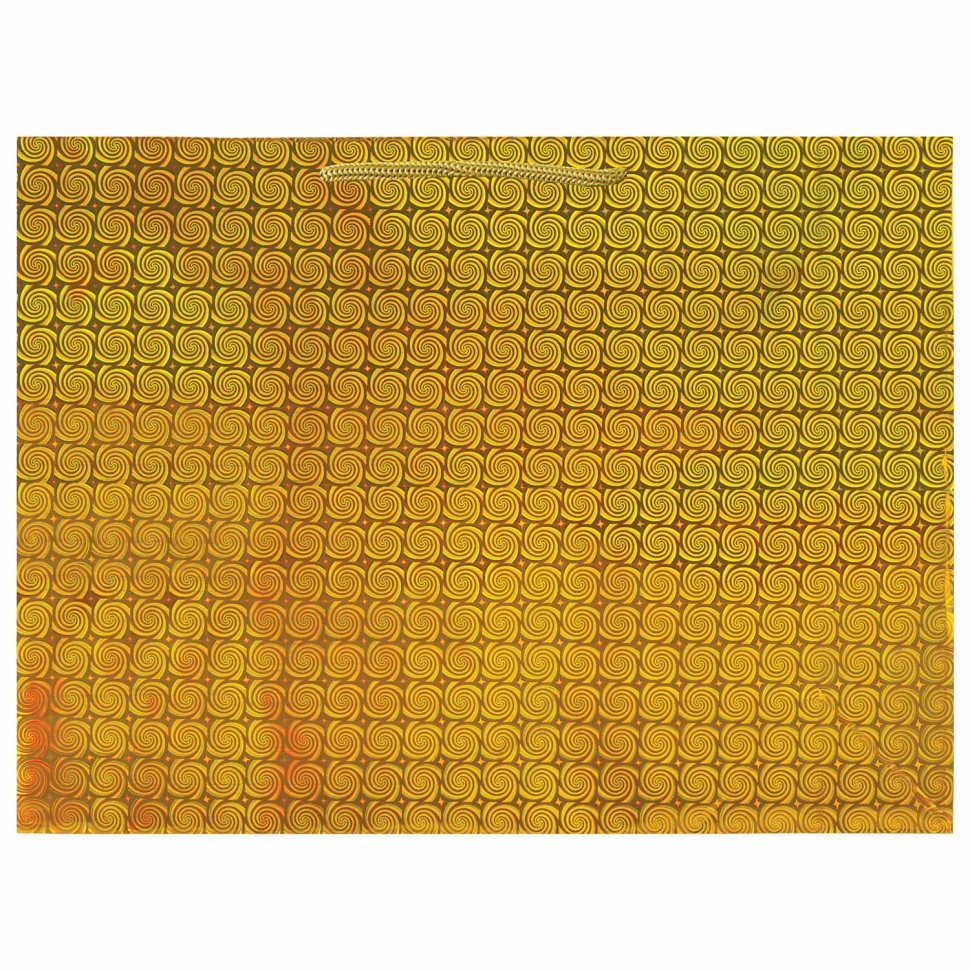 Пакет подарочный, размер 44,7 x 12,7 x 33 см, голография, 606609