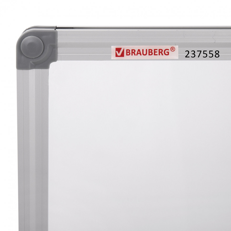 Доска магнитно-маркерная 120 х 180 см BRAUBERG Extra, лаковое покрытие, алюминиевая рама, лоток, два типа крепления, 237558