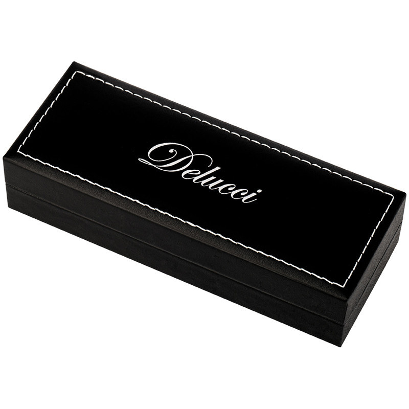 Ручка-роллер Delucci Classico, пишущий узел 0,6 мм, цвет чернил черный, подарочная упаковка