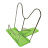 Подставка для книг и учебников, никелированный металл, пластмассовое основание, Глобус 0001