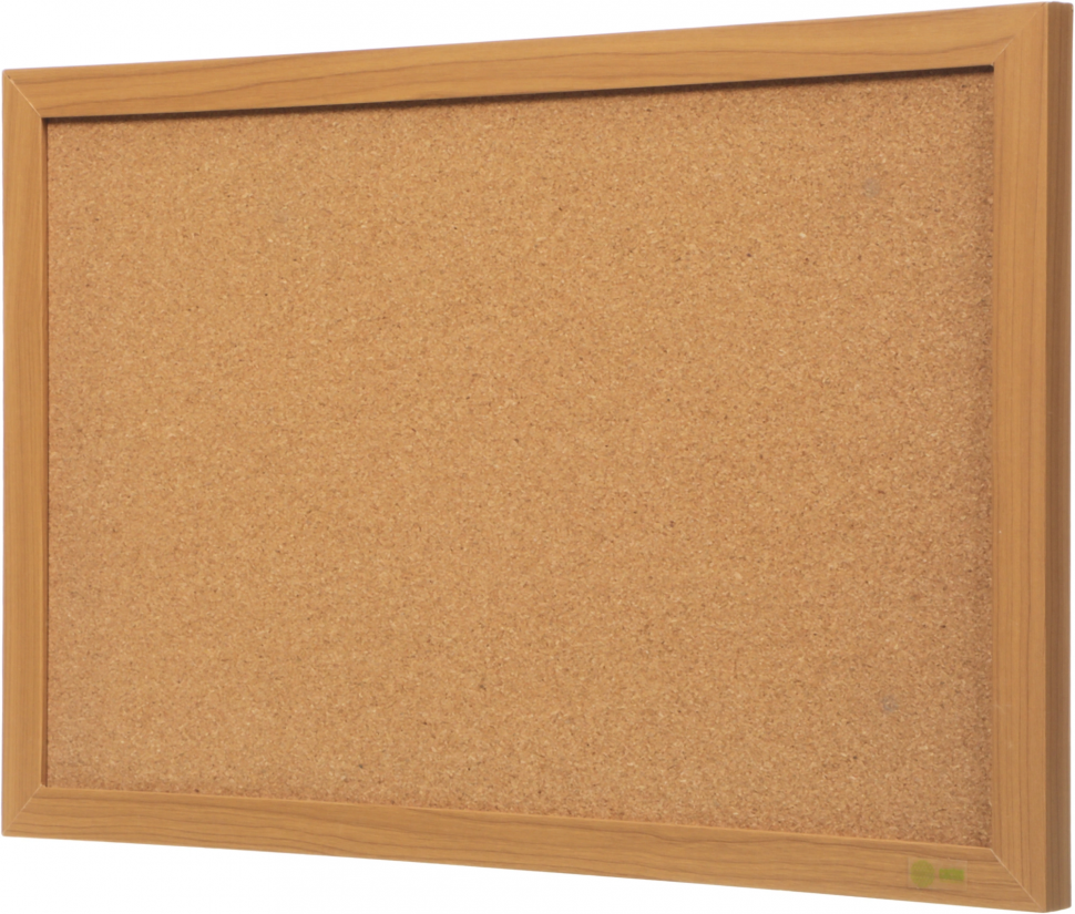 Доска пробковая Cactus 30 x 45 см, деревянная рама, натуральная пробка, Cactus CS-CWBD-30x45