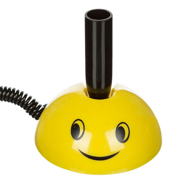 Ручка шариковая на подставке c липучкой Attache Smile, пишущий узел 0.5 мм, цвет чернил синий