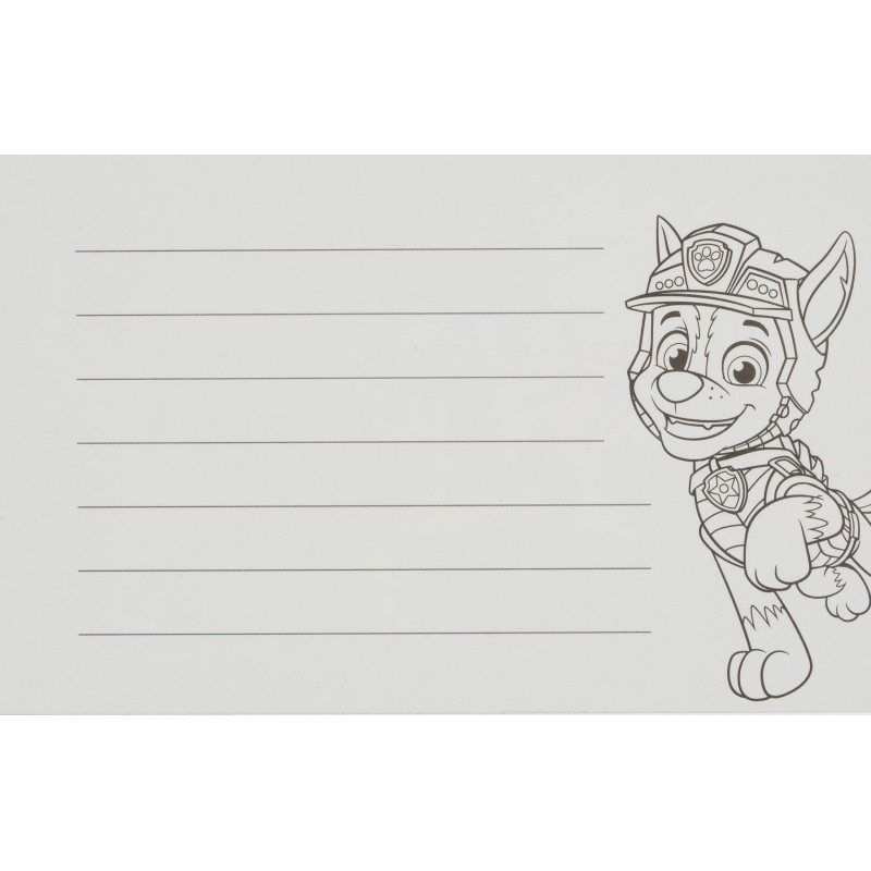 Карандаши цветные Deli Paw Patrol трехгранные, заточенные, длина 175 мм, диаметр грифеля 3 мм, набор 12 цветов с открыткой-раскраской, Deli EC116-12