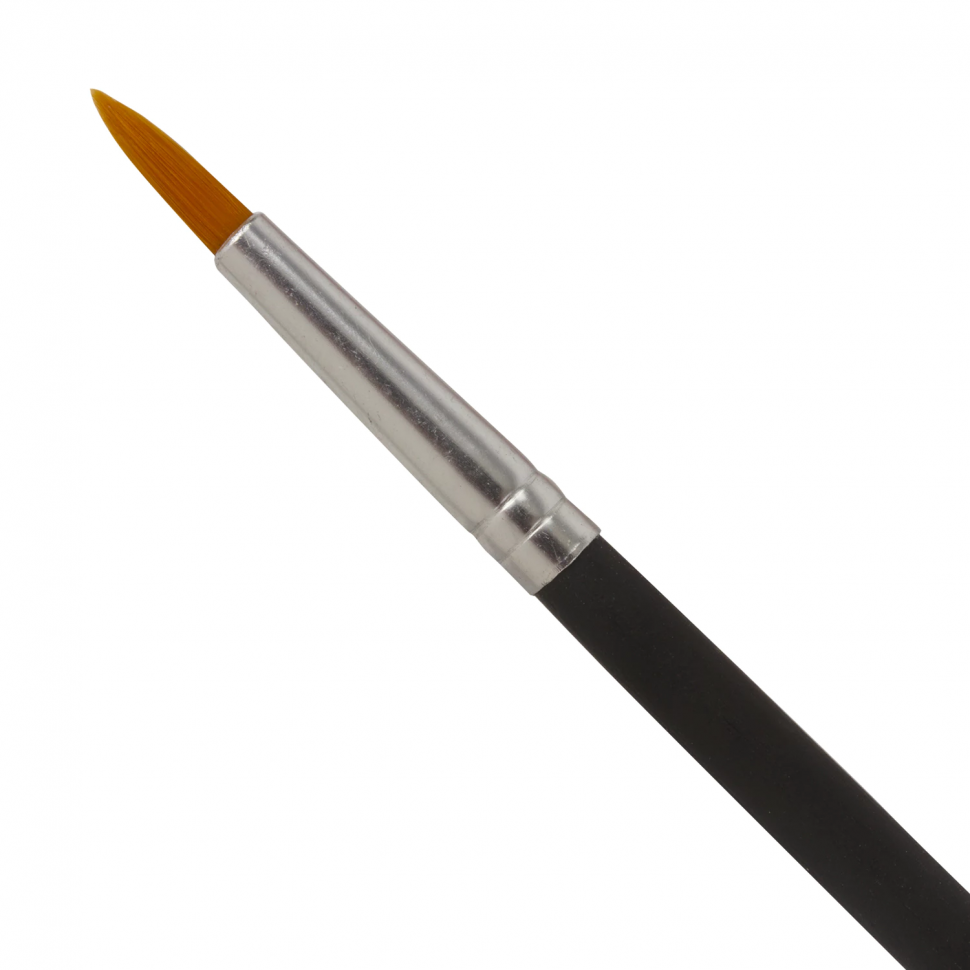 Кисть синтетика круглая № 4 BRAUBERG, 200210