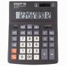 Калькулятор настольный STAFF PLUS STF-333/Офисмаг (размер 200 x 154 мм), 12 разрядов, двойное питание