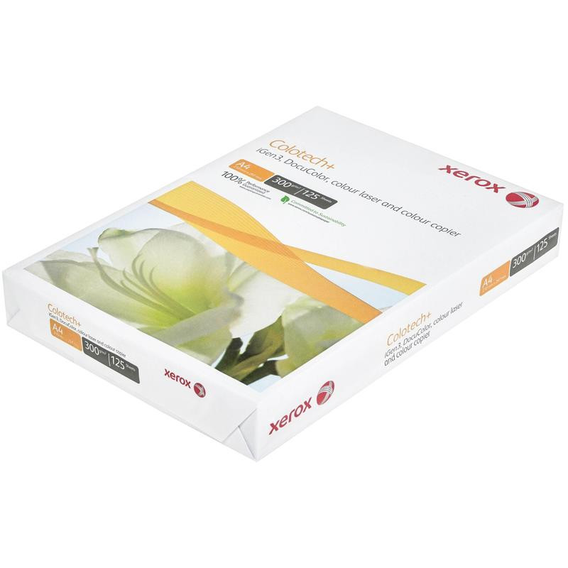Бумага Xerox Colotech Plus 300 г/м А4, пачка 125 листов, 003R97552/003R97983