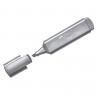 Текстовыделитель Faber-Castell TL 46 Metallic, скошенный пишущий узел 1 - 5 мм, мерцающие чернила, цвет "серебро", FC154661