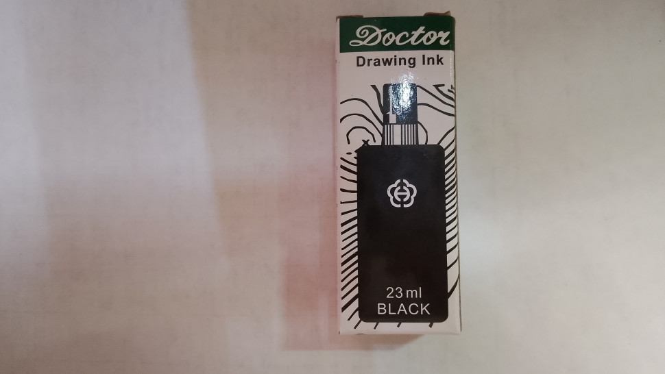 Тушь для изографов и рапидографов Doctor 23 мл, цвет черный
