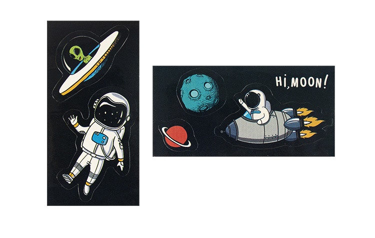 Набор цветных карандашей Schoolformat SPACE ADVENTURE 12 цветов, шестигранные, дерево