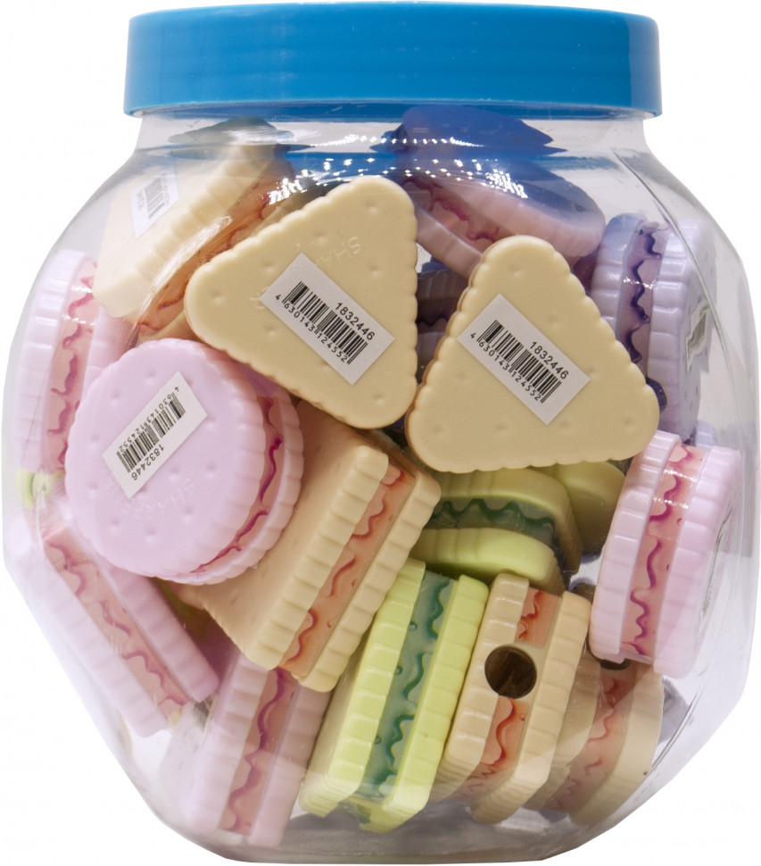 Точилка для карандашей ручная Silwerhof COOKIES (Печеньки), 192011 