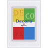 Рамка Hofmann Decora 21 x 30 см (A4), багет 9 мм пластик, паспарту 15 х 21 см, со стеклом, цвет белый