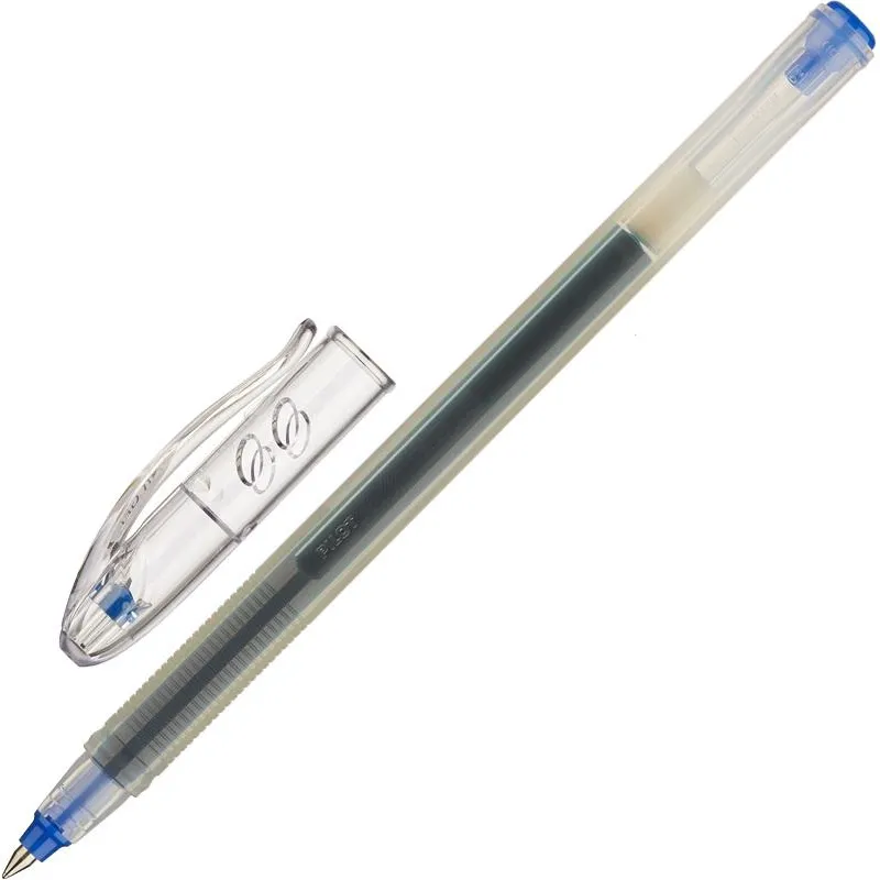 Ручка гелевая Pilot Super Gel BL-SG5, пишущий узел 0.5 мм, толщина линии 0.3 мм, цвет чернил синий