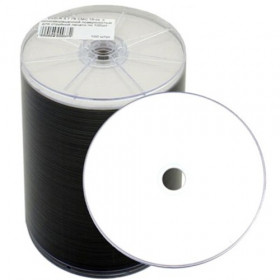 Диск DVD-R Ritek 16X 4.7 Gb Printable с полнозакрашенной поверхностью для струйной печати (полная заливка) в термопленке, упаковка 50 штук
