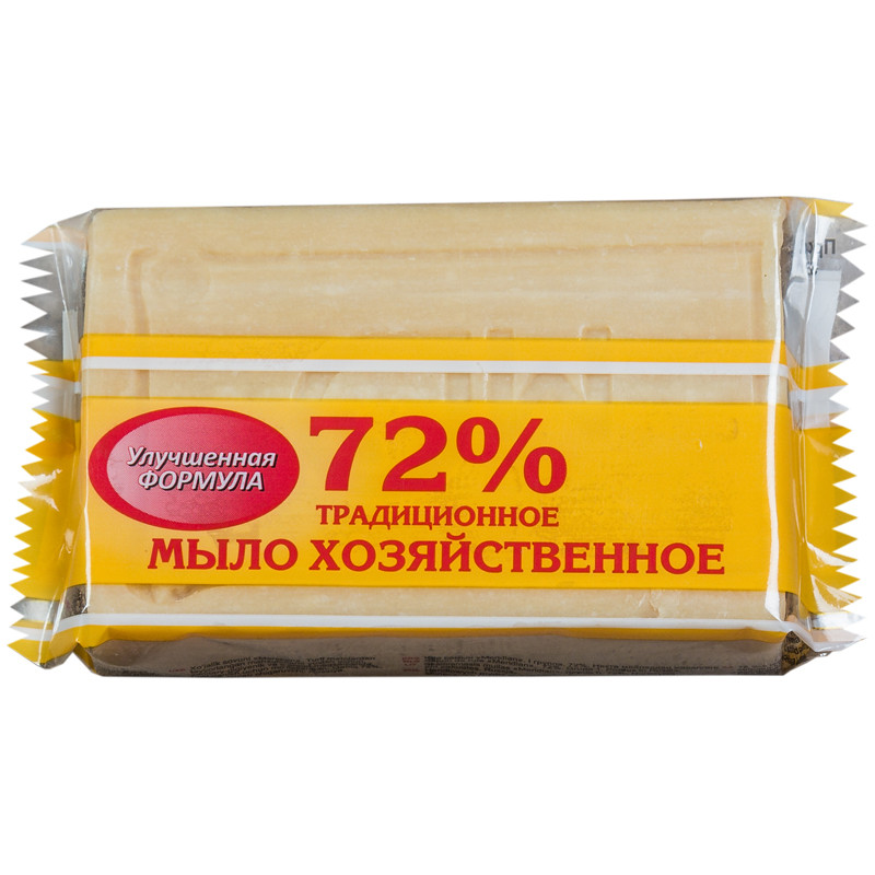 Мыло хозяйственное 72%, 200 г (Меридиан) "Традиционное", в упаковке