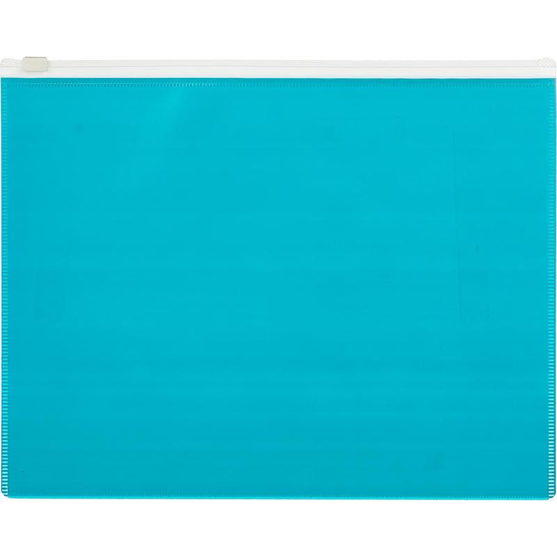 Папка на молнии А5 Attache Color, толщина пластика 0.16 мм, цвет бирюзовый