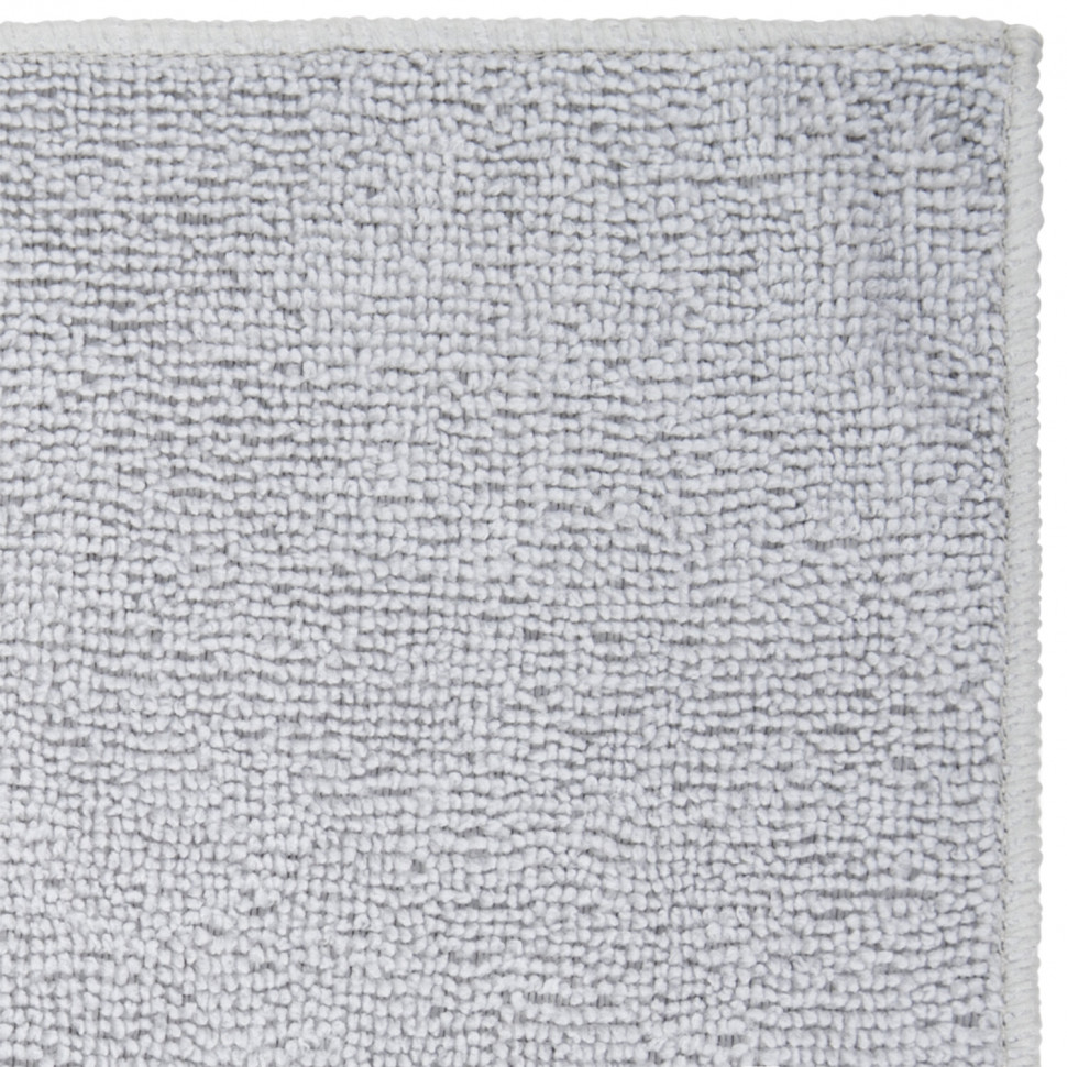 Тряпка для мытья пола из микрофибры 70 х 80 см "OVERLOCK GREY COLOUR" серая, плотность 220 г/м2, LAIMA HOME, 608223