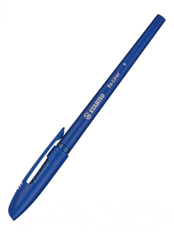 Ручка шариковая STABILO Re-Liner 868 F, игольчатый пишущий узел 0.7 мм, толщина линии 0.38 мм, масляные чернила, цвет чернил синий, Stabilo 868/1-50-41L