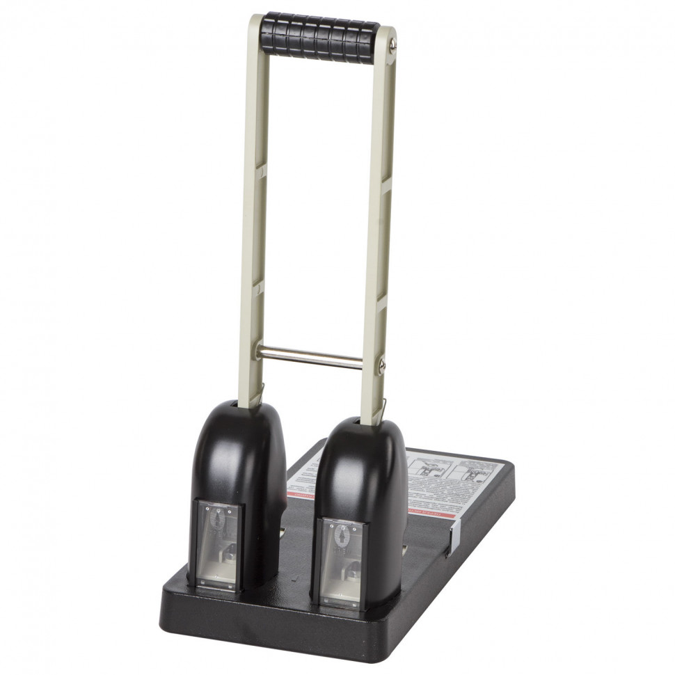 Дырокол металлический мощный KW-trio 952/Brauberg Heavy Duty на 150 листов черный