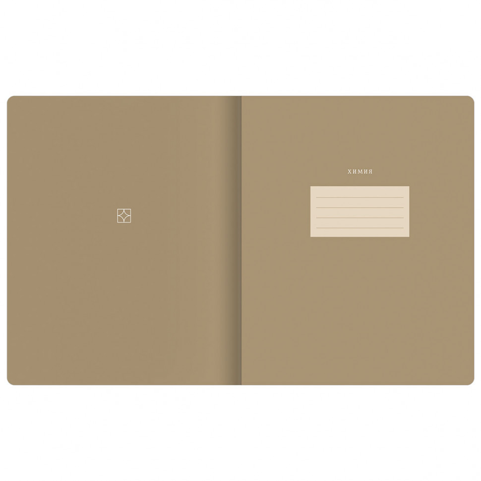 Тетрадь предметная 48 листов "Сolor object" - Химия, soft-touch ламинация, тиснение фольгой, плотность бумаги 70 г/м2