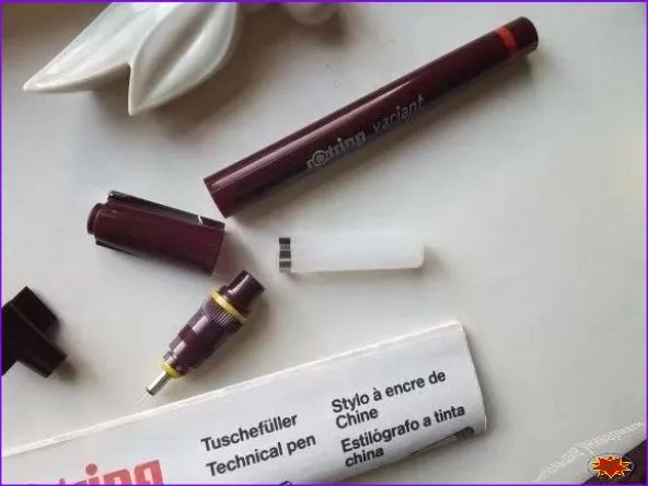 Изограф Rotring Variant, толщина линии 0.3 мм, съемный пишущий узел, заправка тушью