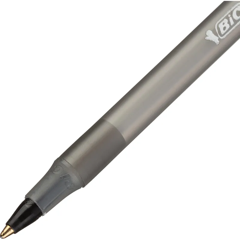 Ручка шариковая BIC Round Stic, корпус черный, пишущий узел 1 мм, линия письма 0,32 мм, длина письма до 3000 м, цвет чернил черный, BIC 920568