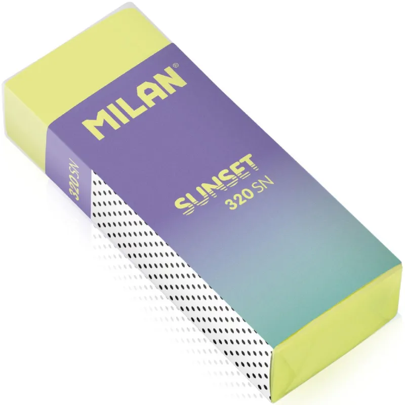 Ластик Milan SUNSET, уп. 2 штуки, Milan BPM10452