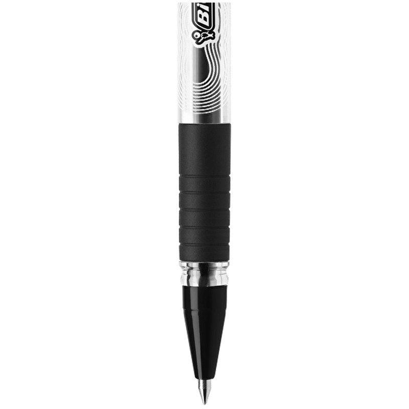 Ручка гелевая с грипом BIC Gelocity Stic, пишущий узел 0,5 мм, линия письма 0,29 мм, цвет чернил черный, CEL1010266