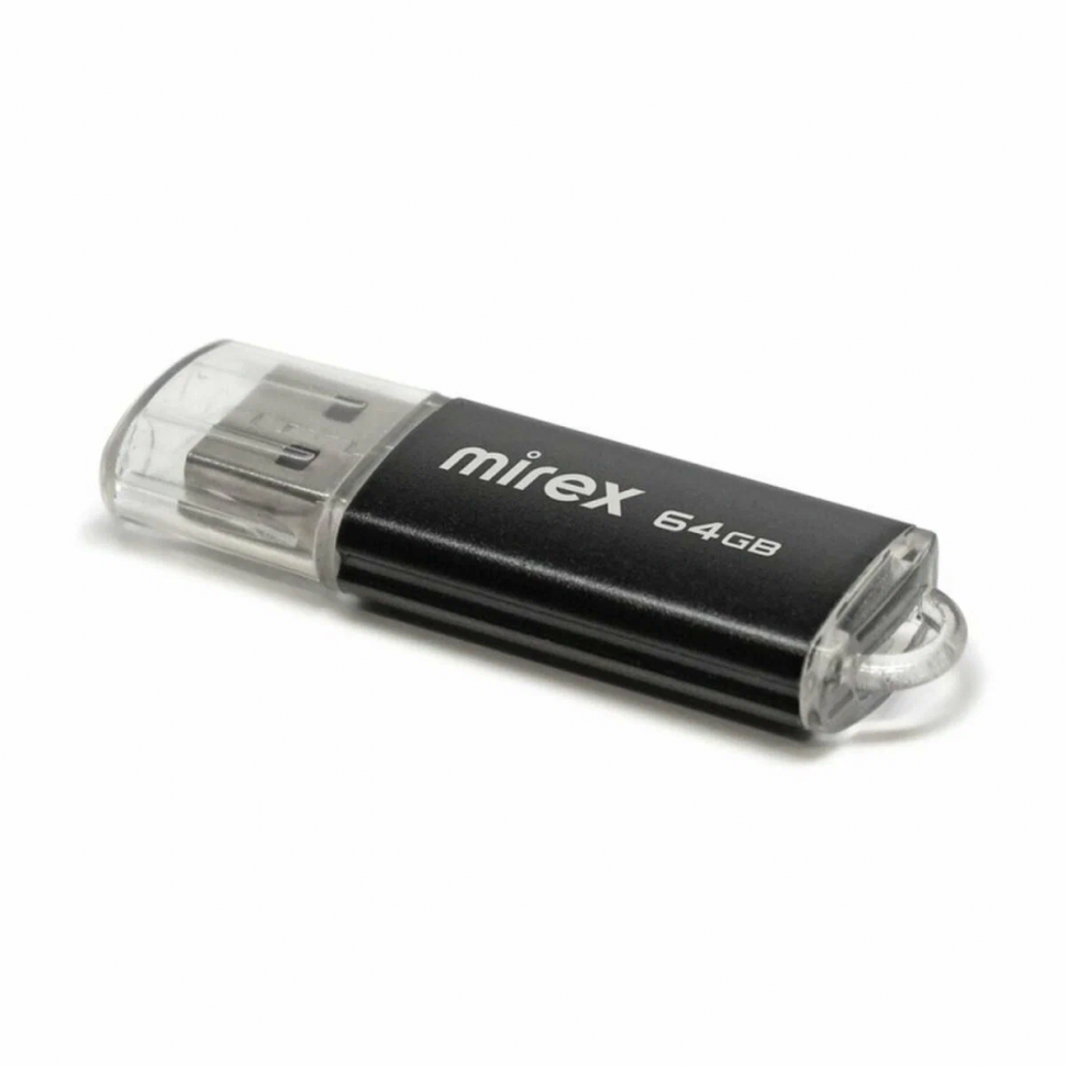 USB накопитель 64 Гб Mirex Unit, цвет черный, FMUUND64
