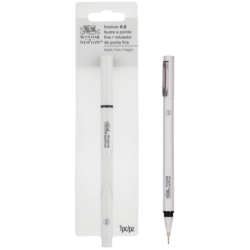 Линер Winsor&Newton, пишущий узел 0,5 мм, цвет чернил черный