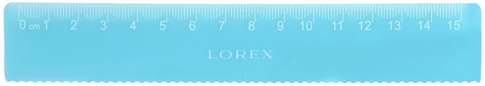 Набор LOREX COTTON CLOUD - линейка 15 см, транспортир 10 см, угольник 30/60 11 см, угольник 45/45 8 см, цвет ассорти
