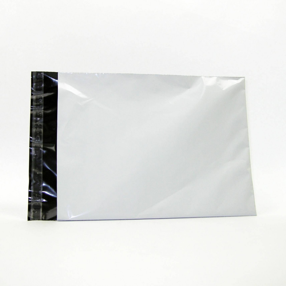 Курьерский пакет без кармана, размер 300 х 320 х 40 мм, трехслойный полиэтилен, толщина 40 микрон