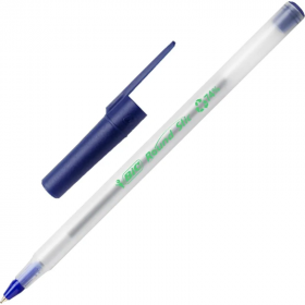 Ручка шариковая BIC Round Stic ECO, толщина линии 0,32 мм, цвет чернил синий, BIC 8932403