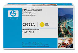 Желтый интеллектуальный картридж для принтеров HP Color LJ 4600, Артикул: HP-C9722A