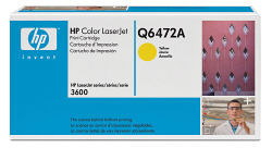Картридж желтый для принтеров HP Color LJ 3600/3800, Артикул: HP-Q6472A